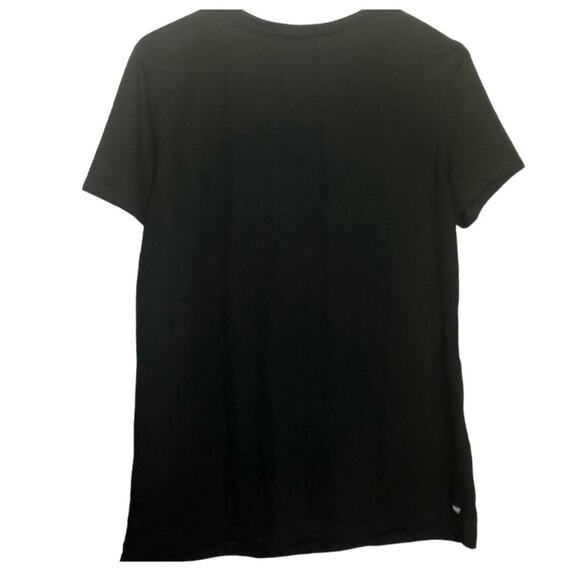 Danskin Now Women’s Short Sleeve Black Graphic V-neck Athletic Workout Tee
Sz L - Picture 8 of 8
